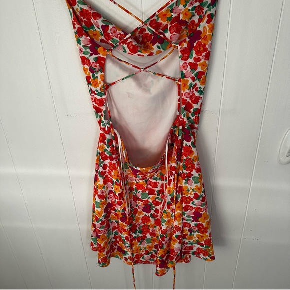 Princess Polly Red and Orange Sundress Sleeveless - Picture 2 of 5